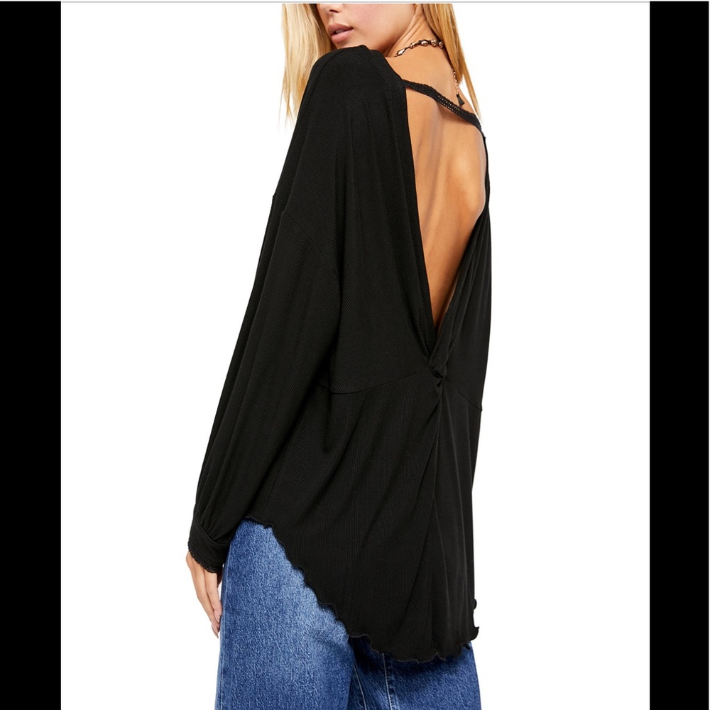 BNWT free people top (black)